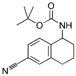 1-N-BOC-AMINO-6-CYANO-1,2,3,4-TETRAHYDRONAPHTHALENE Struktur