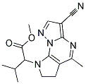 METHYL 2-(3-CYANO-5-METHYL-6,7-DIHYDRO-8H-PYRAZOLO[1,5-A]PYRROLO[3,2-E]PYRIMIDIN-8-YL)-3-METHYLBUTANOATE Struktur