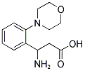 3-AMINO-3-(2-MORPHOLIN-4-YL-PHENYL)-PROPIONIC ACID Struktur