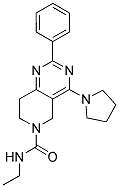 2-PHENYL-4-PYRROLIDIN-1-YL-7,8-DIHYDRO-5H-PYRIDO[4,3-D]PYRIMIDINE-6-CARBOXYLIC ACID ETHYLAMIDE Struktur