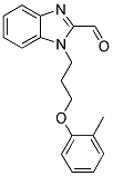 1-[3-(2-METHYLPHENOXY)PROPYL]-1H-BENZIMIDAZOLE-2-CARBALDEHYDE Struktur