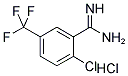 2-CHLORO-5-TRIFLUOROMETHYL-BENZAMIDINE HYDROCHLORIDE Struktur