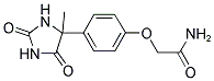 2-[4-(4-METHYL-2,5-DIOXO-IMIDAZOLIDIN-4-YL)-PHENOXY]-ACETAMIDE Struktur