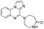 1-IMIDAZO[1,2-A]QUINOXALIN-4-YL-1,4-DIAZEPAN-5-ONE Struktur