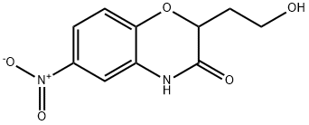 2-(2-HYDROXYETHYL)-6-NITRO-2H-1,4-BENZOXAZIN-3(4H)-ONE Struktur