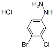 1-(4-BROMO-3-CHLOROPHENYL)HYDRAZINE HYDROCHLORIDE Struktur