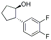 TRANS-2-(3,4-DIFLUOROPHENYL)CYCLOPENTANOL Struktur