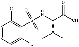 2-[[(2,6-DICHLOROPHENYL)SULFONYL]AMINO]-3-METHYLBUTANOIC ACID Struktur