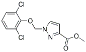 1-(2,6-DICHLORO-PHENOXYMETHYL)-1 H-PYRAZOLE-3-CARBOXYLIC ACID METHYL ESTER Struktur