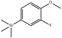 1-(TRIMETHYLSILYL)-3-FLUORO-4-METHOXYBENZENE Struktur