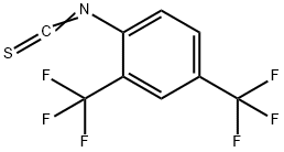 2,4-BIS(TRIFLUOROMETHYL)PHENYLISOTHIOCYANATE Struktur