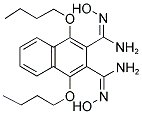 2,3-DIAMIDOXIMO-1,4-DI(N-BUTOXY)-NAPHTHALENE Struktur