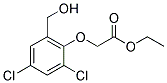 (2,4-DICHLORO-6-HYDROXYMETHYL-PHENOXY)-ACETIC ACID ETHYL ESTER Struktur