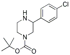 3-(4-CHLORO-PHENYL)-PIPERAZINE-1-CARBOXYLIC ACID TERT-BUTYL ESTER Struktur