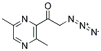 2-AZIDO-1-(3,6-DIMETHYL-PYRAZIN-2-YL)-ETHANONE Struktur