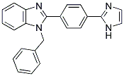 1-BENZYL-2-[4-(4H-IMIDAZOL-2-YL)-PHENYL]-1H-BENZOIMIDAZOLE Struktur