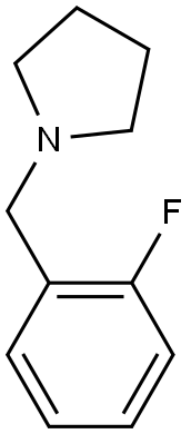 1-(2-FLUOROBENZYL)PYRROLIDINE Struktur