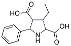 3-ETHYL-5-PHENYL-2,4-PYRROLIDINEDICARBOXYLIC ACID Struktur