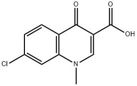 7-CHLORO-1-METHYL-4-OXO-1,4-DIHYDRO-QUINOLINE-3-CARBOXYLIC ACID Struktur