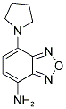 7-PYRROLIDIN-1-YL-BENZO[1,2,5]OXADIAZOL-4-YLAMINE Struktur