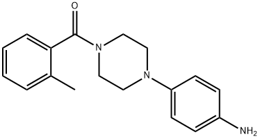 [4-(4-AMINO-PHENYL)-PIPERAZIN-1-YL]-O-TOLYL-METHANONE Struktur