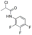 2-CHLORO-N-(2,3,4-TRIFLUOROPHENYL)PROPANAMIDE Struktur