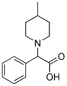 (4-METHYL-PIPERIDIN-1-YL)-PHENYL-ACETIC ACID Struktur