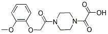 (4-[(2-METHOXYPHENOXY)ACETYL]PIPERAZIN-1-YL)(OXO)ACETIC ACID Struktur