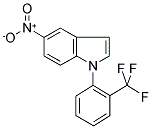 1-(2-TRIFLUOROPHENYL)-5-NITROINDOLE Struktur