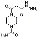 4-(2-HYDRAZINOCARBONYL-ACETYL)-PIPERAZINE-1-CARBOXYLIC ACID AMIDE Struktur