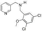 1-(3,5-DICHLORO-2-METHOXYPHENYL)-N-(PYRIDIN-3-YLMETHYL)METHANAMINE Struktur