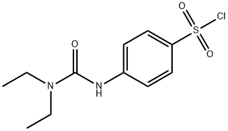 4-(3,3-DIETHYL-UREIDO)-BENZENESULFONYL CHLORIDE Struktur