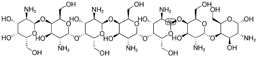 ALPHA-1,4-D-GALACTOSAMINE HEPTAMER Struktur