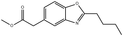 METHYL 2-(2-BUTYL-1,3-BENZOXAZOL-5-YL)ACETATE Struktur