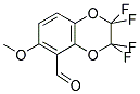 2,2,3,3-TETRAFLUORO-6-METHOXY-1,4-BENZODIOXEN-5-CARBALDEHYDE Struktur