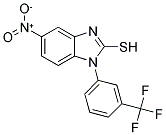 5-NITRO-1-[3-(TRIFLUOROMETHYL)PHENYL]-1H-BENZIMIDAZOLE-2-THIOL Struktur