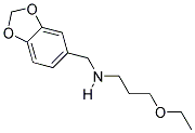 BENZO[1,3]DIOXOL-5-YLMETHYL-(3-ETHOXY-PROPYL)-AMINE Struktur