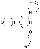 2-[(4,6-DIMORPHOLIN-4-YL-1,3,5-TRIAZIN-2-YL)OXY]ETHANOL Struktur