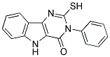 2-MERCAPTO-3-PHENYL-3,5-DIHYDRO-4H-PYRIMIDO[5,4-B]INDOL-4-ONE Struktur