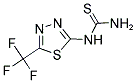 N-[5-(TRIFLUOROMETHYL)-1,3,4-THIADIAZOL-2-YL]THIOUREA Struktur