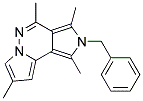 2-BENZYL-1,3,4,8-TETRAMETHYL-2H-DIPYRROLO[1,2-B:3',4'-D]PYRIDAZINE Struktur