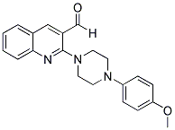 2-[4-(4-METHOXY-PHENYL)-PIPERAZIN-1-YL]-QUINOLINE-3-CARBALDEHYDE Struktur