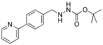 N'-(4-PYRIDIN-2-YL-BENZYL)-HYDRAZINECARBOXYLIC ACID TERT-BUTYL ESTER Struktur