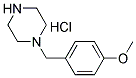 1-(4-METHOXYBENZYL)PIPERAZINEHYDROCHLORIDE Struktur