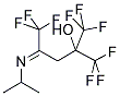 1,1,1,5,5,5-HEXAFLUORO-2-ISOPROPYLIMINO-4-(TRIFLUOROMETHYL)PENTANE-4-OL Struktur