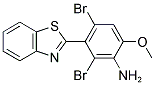 3-(1,3-BENZOTHIAZOL-2-YL)-2,4-DIBROMO-6-METHOXYANILINE Struktur