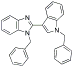 1-BENZYL-2-(1-BENZYL-1H-INDOL-3-YL)-1H-BENZOIMIDAZOLE Struktur