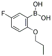 5-FLUORO-2-PROPOXYPHENYLBORONIC ACID Struktur