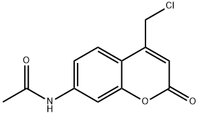 N-(4-CHLOROMETHYL-2-OXO-2H-CHROMEN-7-YL)-ACETAMIDE Struktur