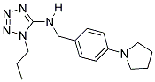 1-PROPYL-N-(4-PYRROLIDIN-1-YLBENZYL)-1H-TETRAZOL-5-AMINE Struktur